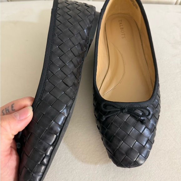 Talbots Size 8.5 Black Woven Loafers - Picture 4 of 9